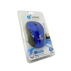 MOUSE WIRELESS USB CROMAD IMOUSE - 3 PULSANTI - USO AMBIDESTRO - BLU