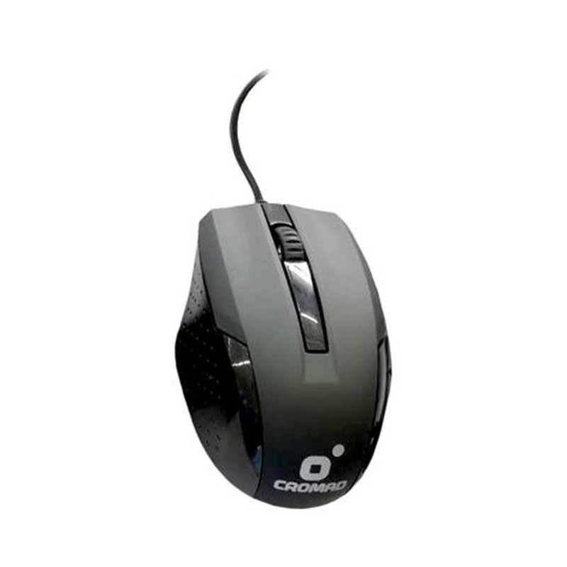 MOUSE CROMAD X53 USB 2.0 - 3 PULSANTI - USO AMBIDESTRO - CAVO DA 1,50 M - NERO