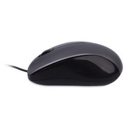 MOUSE USB NGS CREW 1200DPI - 3 PULSANTI - USO AMBIDESTRO - CAVO DA 1,30 M - COLORE GRIGIO/NERO