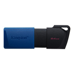 PENDRIVE KINGSTON DATATRAVELER EXODIA M CHIAVETTA USB 64GB - USB 3.2 GEN 1 - CAPPUCCIO PER CELLULARE - CLIP PORTACHIAVI - COLORE