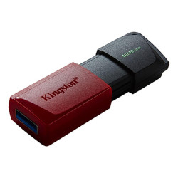 PENDRIVE KINGSTON DATATRAVELER EXODIA M CHIAVETTA USB 128GB - USB 3.2 GEN 1 - CAPPUCCIO PER CELLULARE - CLIP PORTACHIAVI - COLOR