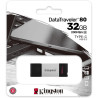 PENDRIVE KINGSTON DATATRAVELER 80 USB TIPO C FLASH DRIVE 32GB - USB-C 3.2 GEN 1 - 200 MB/S LETTURA - CON COVER - DESIGN IN METAL