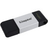 PENDRIVE KINGSTON DATATRAVELER 80 USB TIPO C FLASH DRIVE 32GB - USB-C 3.2 GEN 1 - 200 MB/S LETTURA - CON COVER - DESIGN IN METAL