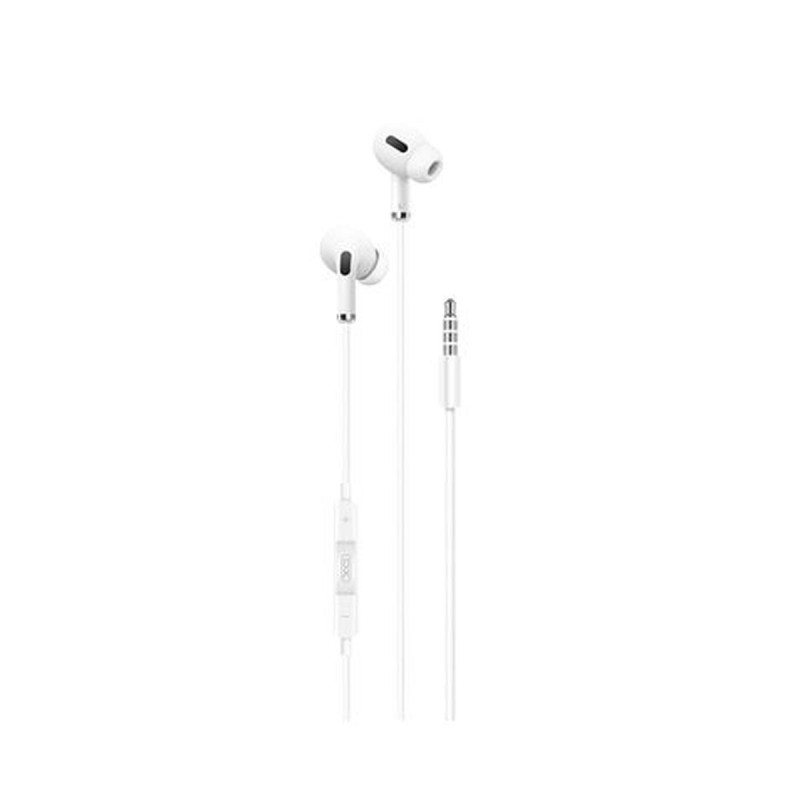 CUFFIE INTRAURICOLARI XO EP22 CON MICROFONO - CONTROLLI VIA CAVO - CONNESSIONE JACK DA 3,5 MM - CAVO DA 1,20 M