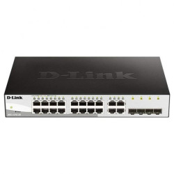 SWITCH GESTITO D-LINK 16 PORTE GIGABIT + 4 PORTE COMBINATE SFP