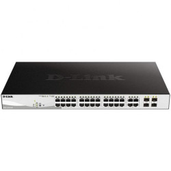 SMART SWITCH GESTITO D-LINK 24 PORTE GIGABIT + 2 PORTE SFP