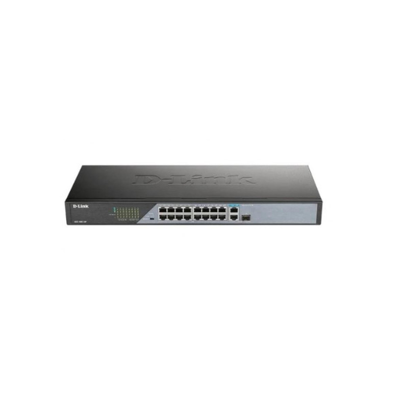 SWITCH D-LINK 16 PORTE FAST ETHERNET POE + 1 PORTA GIGABIT + 1 PORTA SFP