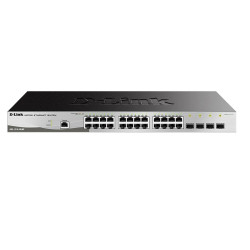 SWITCH GESTITO METRO D-LINK 24 PORTE GIGABIT + 4 GIGABIT SFP METRO