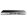 SWITCH GESTITO METRO D-LINK 24 PORTE GIGABIT + 4 GIGABIT SFP METRO