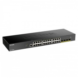 SWITCH GESTITO D-LINK 24 PORTE GIGABIT + 4 PORTE 10G SFP+