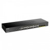 SWITCH GESTITO D-LINK 24 PORTE GIGABIT + 4 PORTE 10G SFP+