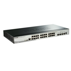 SWITCH D-LINK SEMIGESTIBILE 24 PORTE GIGABIT + 4 PORTE 10G SFP+
