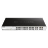 D-LINK SMART SWITCH 24 PORTE GIGABIT 10/100/1000 MBPS - POE + 4 PORTE COMBINATE SFP