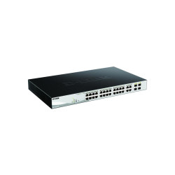 D-LINK SMART SWITCH 24 PORTE GIGABIT 10/100/1000 MBPS - POE + 4 PORTE COMBINATE SFP