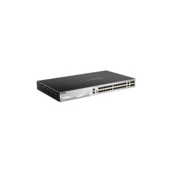 SWITCH GESTITO D-LINK L3 24P SFP+ 2P 10G+ 4P 10G SFP+