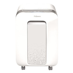DISTRUGGI DOCUMENTI MANUALE FELLOWES LX201 MICROCUT - DISTRUGGE FINO A 12 FOGLI - 22L - COLORE BIANCO
