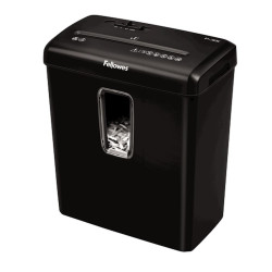 FELLOWES P-30C DISTRUGGI DOCUMENTI MANUALE A PARTICELLE - DISTRUGGE FINO A 6 FOGLI - 15L - COLORE NERO