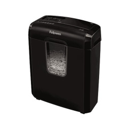 DISTRUGGI DOCUMENTI MANUALE FELLOWES 6C CON TAGLIO A PARTICELLE - DISTRUGGE FINO A 6 FOGLI - 11L