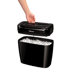 DISTRUGGI DOCUMENTI MANUALE FELLOWES 36C CON TAGLIO A PARTICELLE - DISTRUGGE FINO A 6 FOGLI - 12L