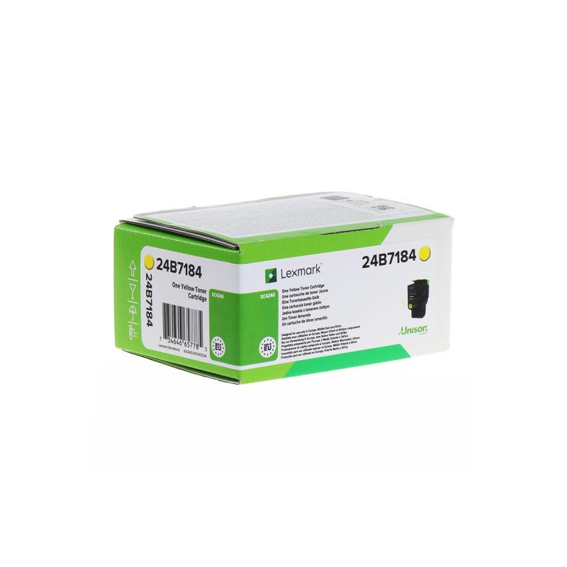 TONER ORIGINALE (24B7184) LEXMARK XC2240 (6K) GIALLO