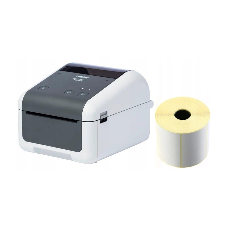 BROTHER TD4210D STAMPANTE TERMICA PROFESSIONALE USB PER ETICHETTE E BIGLIETTI, PORTA SERIALE - RISOLUZIONE 203 DPI - VELOCITÀ FI