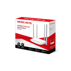 ROUTER MERCUSYS 300MBPS WIRELESS N - 4 PORTE 10/100MBPS - 4 ANTENNE 5DBI - TECNOLOGIA 2X2 MIMO - COPERTURA WIFI FINO A 500M2