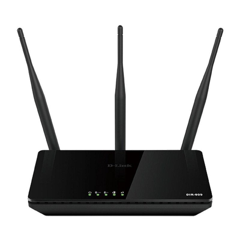 ROUTER WIRELESS D-LINK AC 750 DUAL BAND - WIFI - FINO A 433MBPS - 4 PORTE RJ45 10/100 MBPS - 3 ANTENNE ESTERNE - COLORE NERO