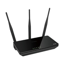 ROUTER WIRELESS D-LINK AC 750 DUAL BAND - WIFI - FINO A 433MBPS - 4 PORTE RJ45 10/100 MBPS - 3 ANTENNE ESTERNE - COLORE NERO