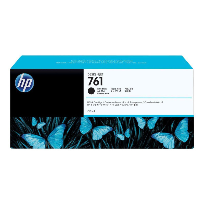 CARTUCCIA ORIGINALE (761, CM997A) HP DESIGNJET T7100 (775ML) NERO MATTE