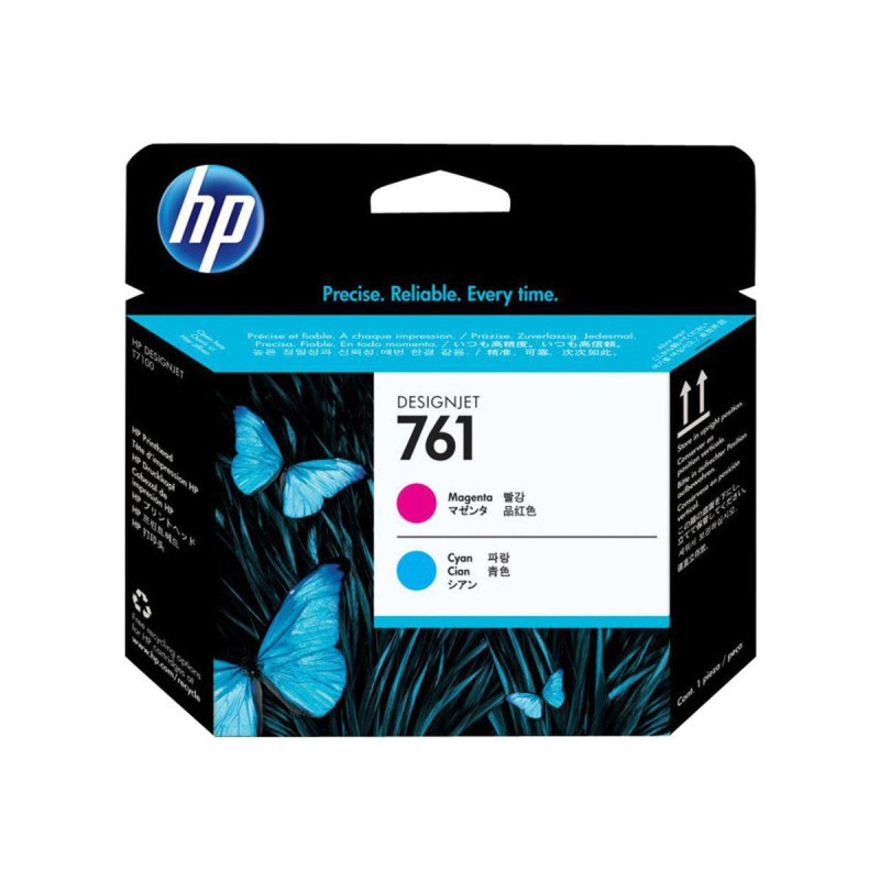 TESTINA ORIGINALE (761, CH646A) HP DESIGNJET T7100 - CIANO E MAGENTA