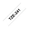 NASTRO COMPATIBILE LAMINATO NERO SU BIANCO (24MM X 8M) PER BROTHER TZE-251