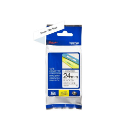 NASTRO ORIGINALE LAMINATO NERO SU BIANCO (24MM X 8M) PER BROTHER TZE-251
