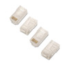 CONNETTORI RJ45 8 FILI CAT.5E AWG24 - AISENS CONFEZIONE DA 10 - COLORE TRASPARENTE