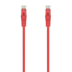 CAVO DI RETE RJ45 LSZH CAT.6A 500 MHZ UTP AWG24 AISENS - 1.0M - COLORE ROSSO