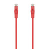 CAVO DI RETE RJ45 LSZH CAT.6A 500 MHZ UTP AWG24 AISENS - 1.0M - COLORE ROSSO