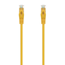 CAVO DI RETE RJ45 LSZH CAT.6A 500 MHZ UTP AWG24 AISENS - 1.0M - COLORE GIALLO