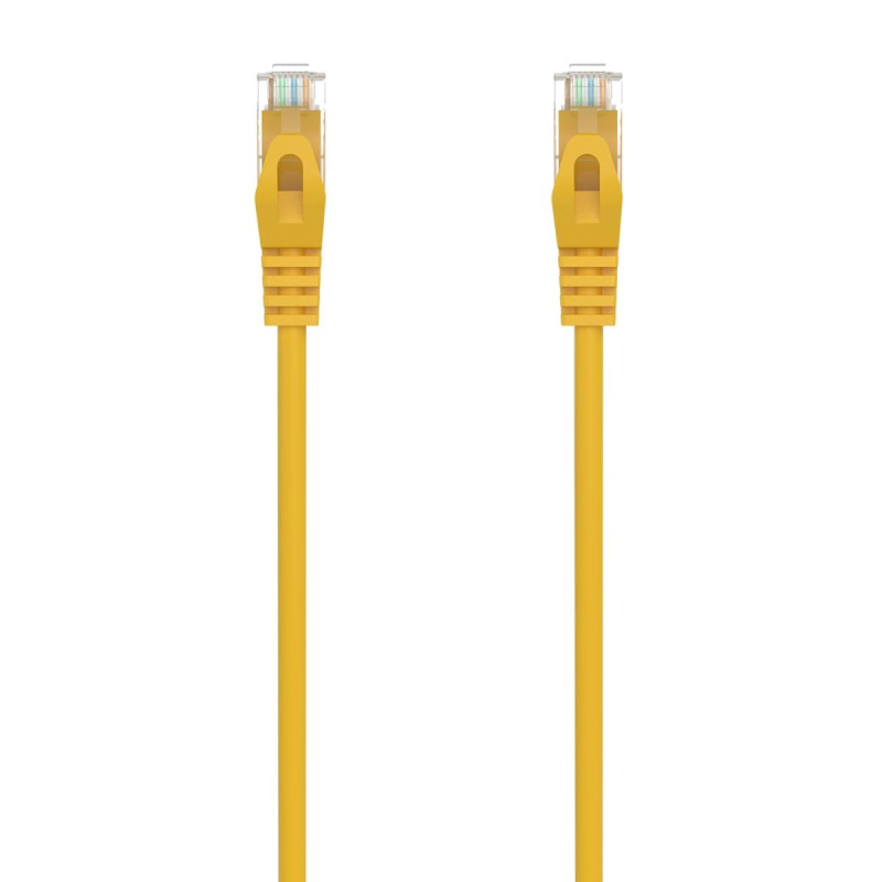 CAVO DI RETE RJ45 LSZH CAT.6A 500 MHZ UTP AWG24 AISENS - 1.0M - COLORE GIALLO