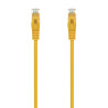 CAVO DI RETE RJ45 LSZH CAT.6A 500 MHZ UTP AWG24 AISENS - 1.0M - COLORE GIALLO