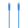 CAVO DI RETE RJ45 LSZH CAT.6A 500 MHZ UTP AWG24 AISENS - 1.0M - COLORE BLU