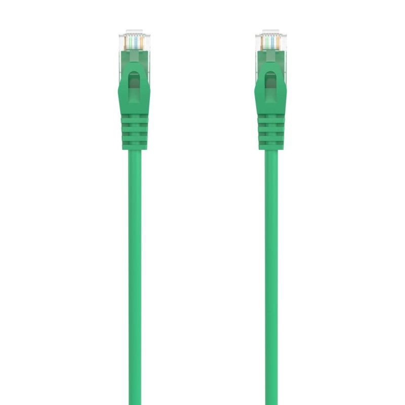 CAVO DI RETE RJ45 LSZH CAT.6A 500 MHZ UTP AWG24 AISENS - 1.0M - COLORE VERDE