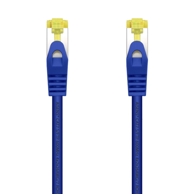 CAVO DI RETE RJ45 LSZH CAT.7 600 MHZ S/FTP PIMF AWG26 AISENS - 1.0 M - COLORE BLU