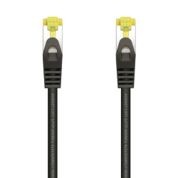 CAVO DI RETE RJ45 LSZH CAT.7 600 MHZ S/FTP PIMF AWG26 AISENS - 1.0 M - COLORE NERO