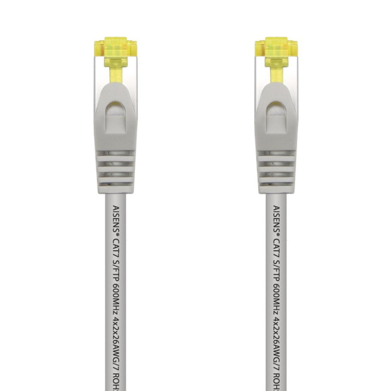 CAVO DI RETE RJ45 LSZH CAT.7 600 MHZ S/FTP PIMF AWG26 AISENS - 1.0 M - COLORE GRIGIO