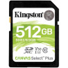 SCHEDA DI MEMORIA SDHC KINGSTON 512GB UHS-I CLASSE10 FINO A 100MB