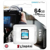 SCHEDA DI MEMORIA KINGSTON SDXC 64GB UHS-I U3 V30 CLASSE 10 170MB/S CANVAS GO PLUS