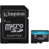 SCHEDA DI MEMORIA SDXC CARD 64GB UHS-I U3 V30 CLASSE 10 170MB/S CANVAS GO PLUS CON ADATTATORE