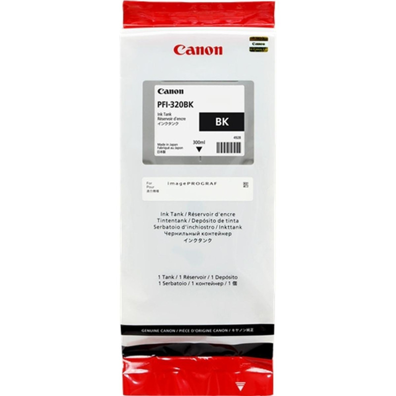 CARTUCCIA ORIGINALE (PFI-320BK, 2890C001) CANON TM-200 (300ML) NERO