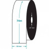 ZEBRA ZIPSHIP 2300 NASTRO A TRASFERIMENTO TERMICO ORIGINALI - NASTRI CERATI - ANIMA DA 12,7 MM, LARGHEZZA 64 MM, LUNGHEZZA 74 M