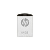 PENDRIVE HP V222W MEMORIA USB 2.0 64 GB - DESIGN METALLICO - COLORE ACCIAIO