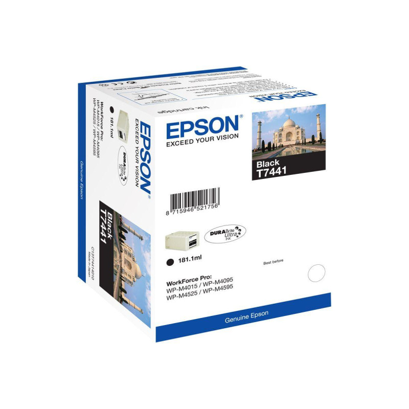 CARTUCCIA ORIGINALE (T7441) EPSON WP M4015DN (170ML) (10K) NERO